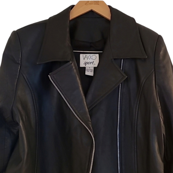 Leather Moto Jacket - Picture 3 of 4